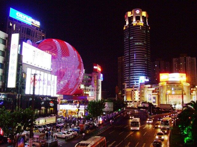 上海街景徐家汇图片