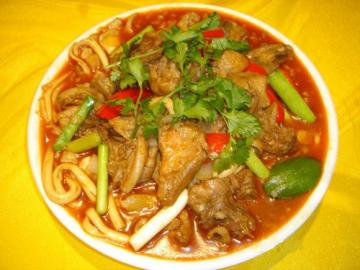 爆炒羊羔肉